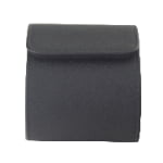 Crossed Grain Black 1 Slot Watch Roll