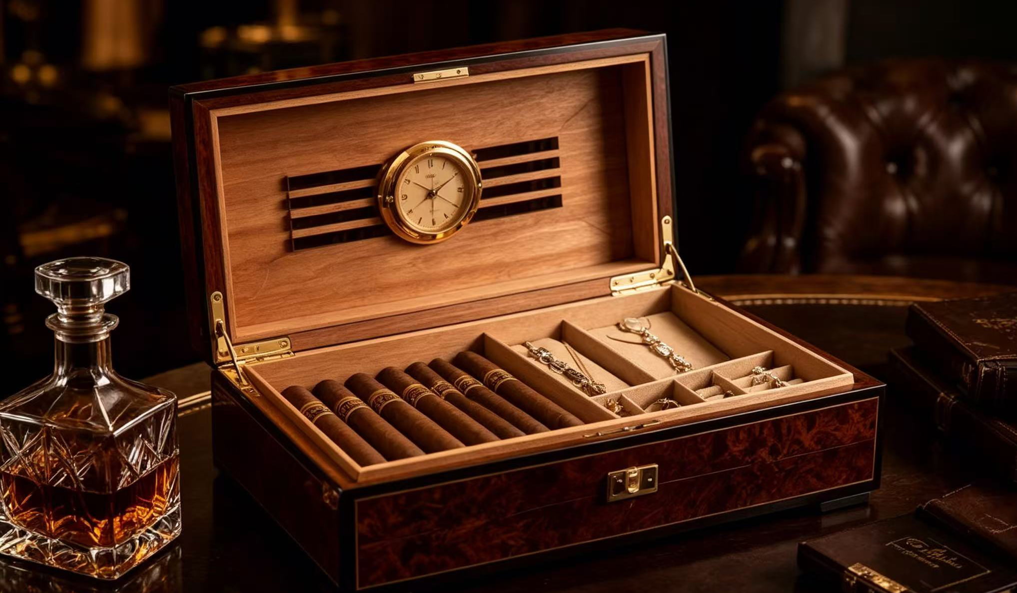 Cigar Humidor -- precision humidity-controlled storage