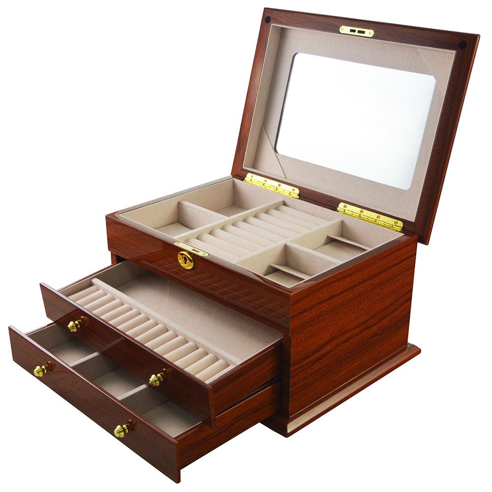 High Glossy Wooden Jewelry Organizer~GC02-JB-01YX