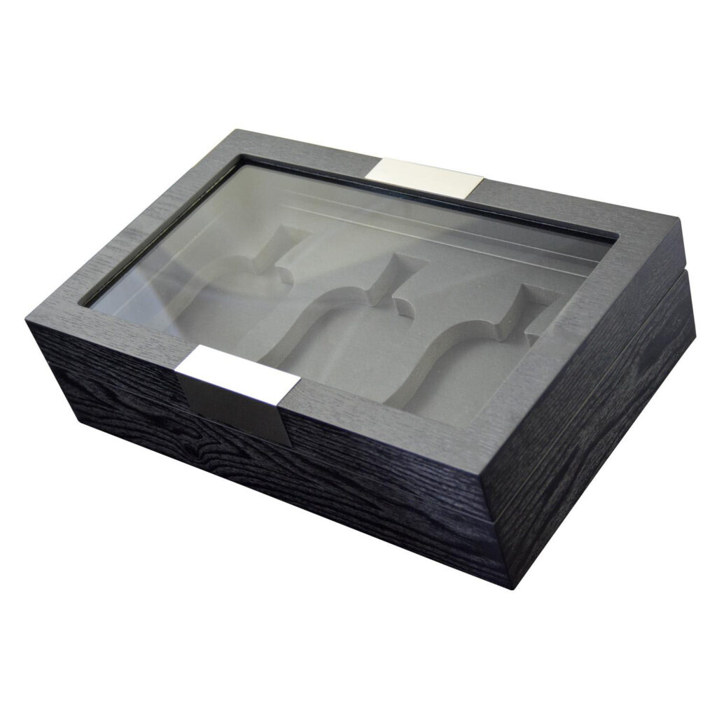 Veneer perfume display box~SM02-SP-03WZ2-D