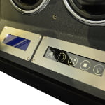 Carbon Fiber 2 Watch Winder with Touchscreen Control