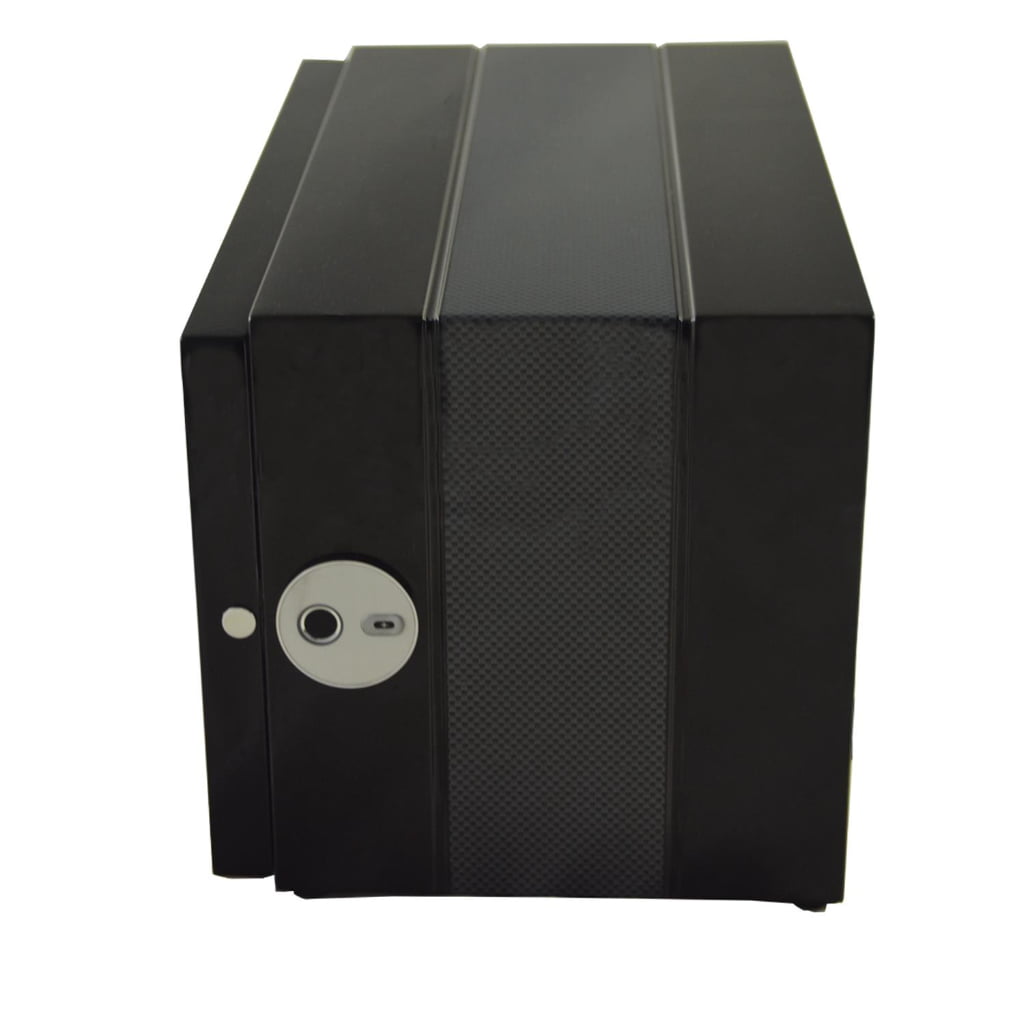 Black 3 Slots Touch Screen Watch Winder with Fingerprint Lock