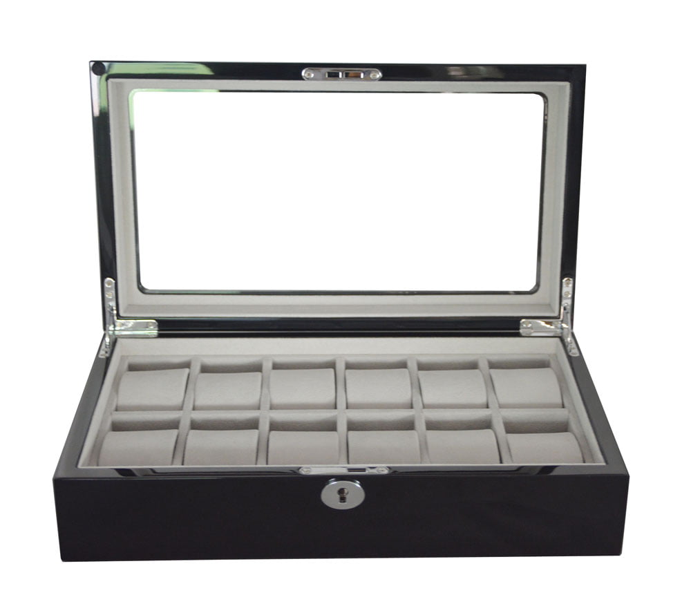 Glossy 12 Slots Watch Case~GC02-LG3-12BH