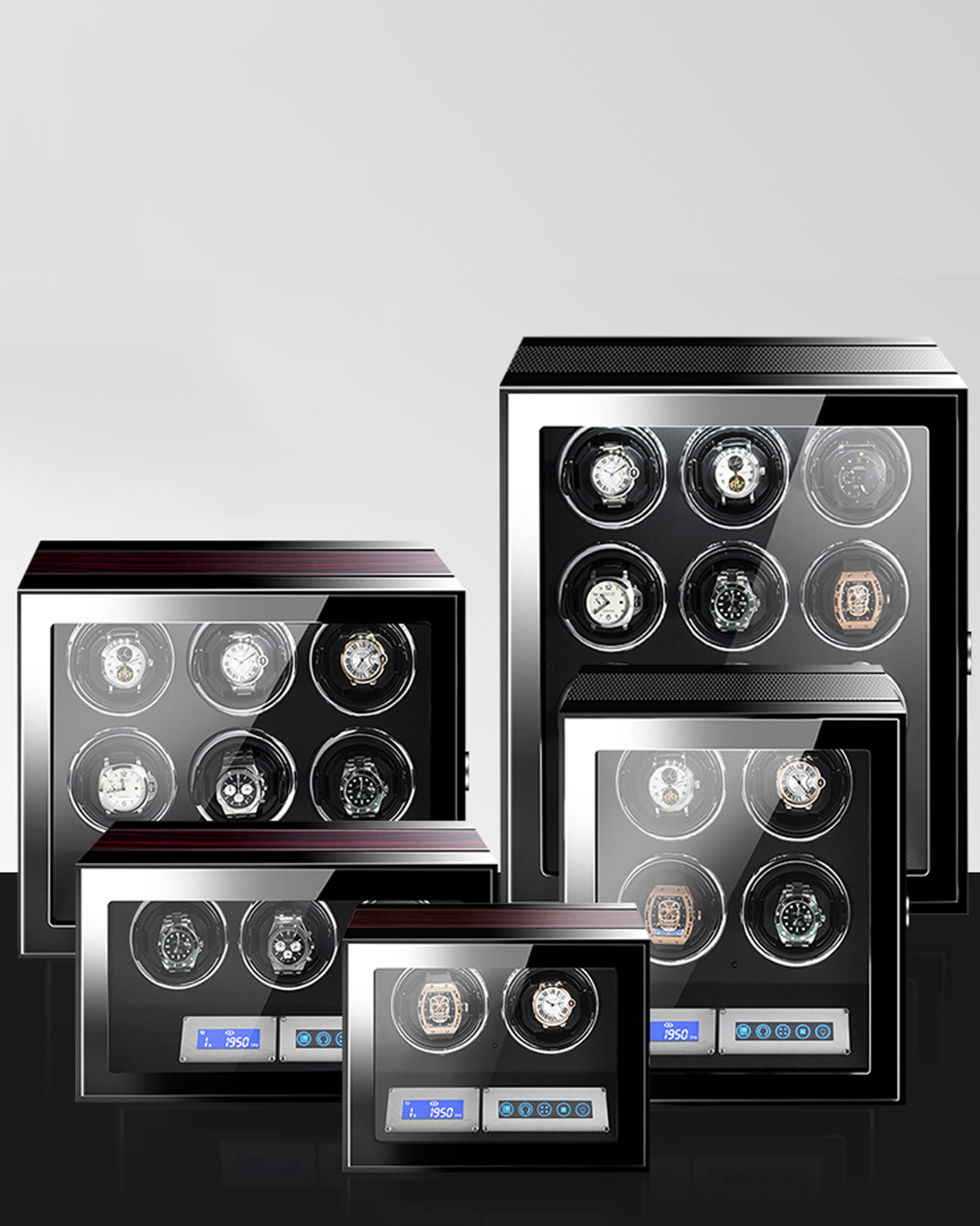 Luxury watch winder showcase