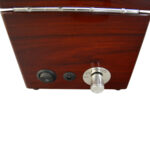 Single mahogany with beige 1+0 watch winder GC03-S104AW