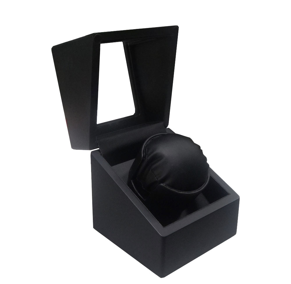 Single matte black  1+0 watch winder GC03-S104BB-M