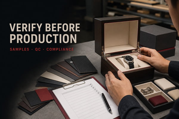 Evaluating Luxury Watch Packaging Suppliers Choosing a reliable luxury watch packaging manufacturer