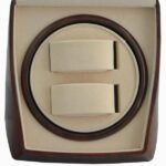 Luxury Double Watch Winder with Key Lock and 4 Rotation Modes