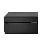 Black PU Leather Two Layers Jewelry Box