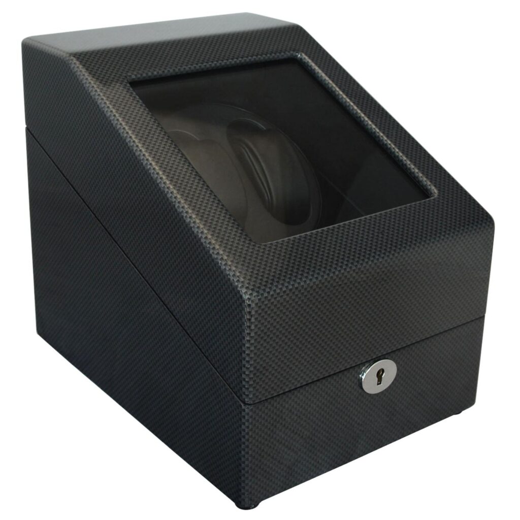 Single carbon fibre watch winder GC03-S24TB
