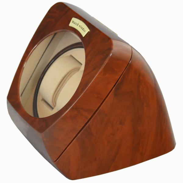Luxury Double Watch Winder with Key Lock and 4 Rotation Modes