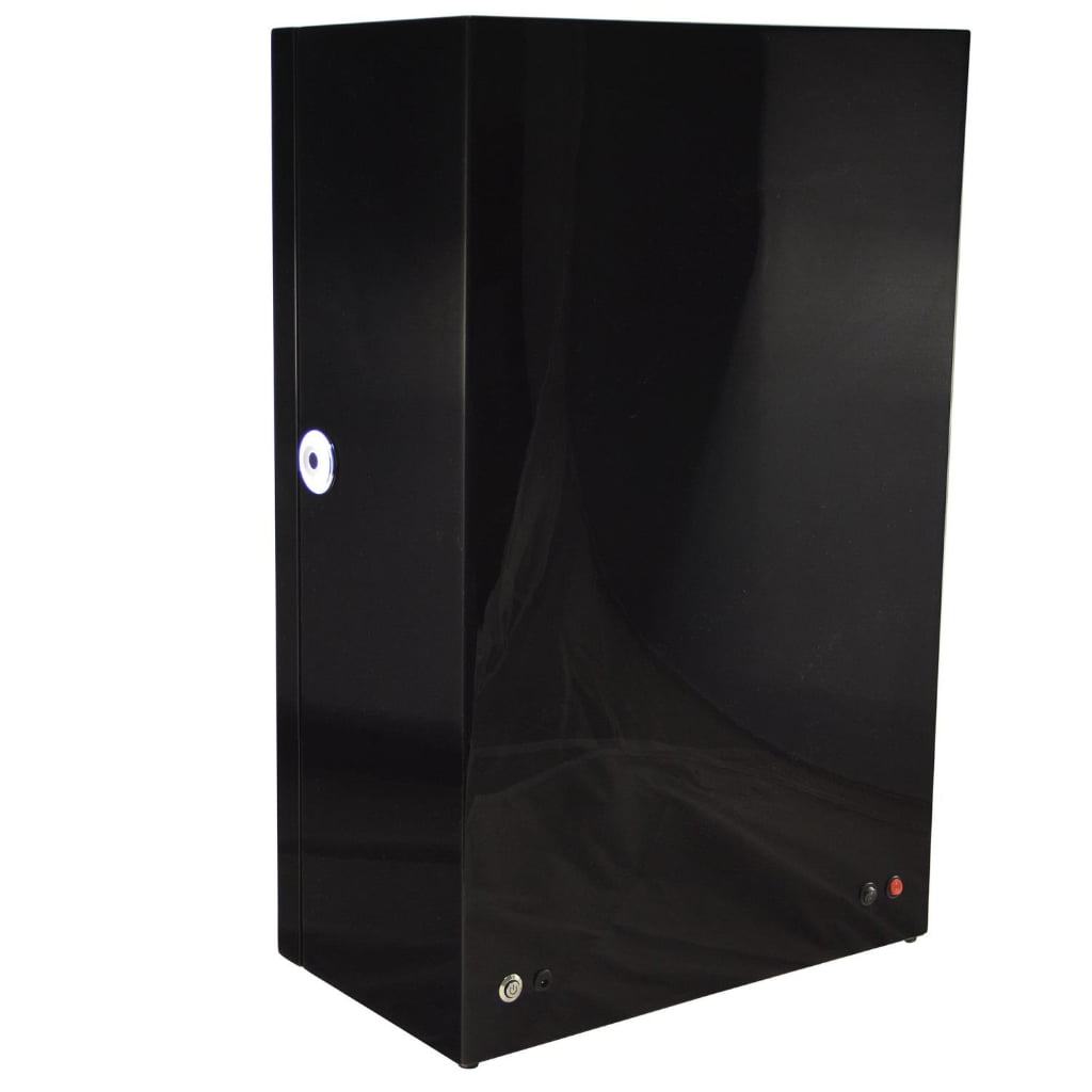 Black 12 Slots Touch Screen Watch Winder with LED Light and Fingerprint Lock