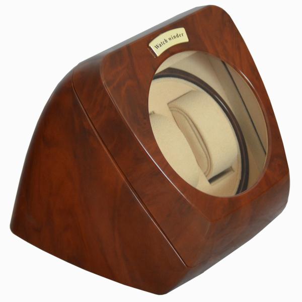 Luxury Double Watch Winder with Key Lock and 4 Rotation Modes