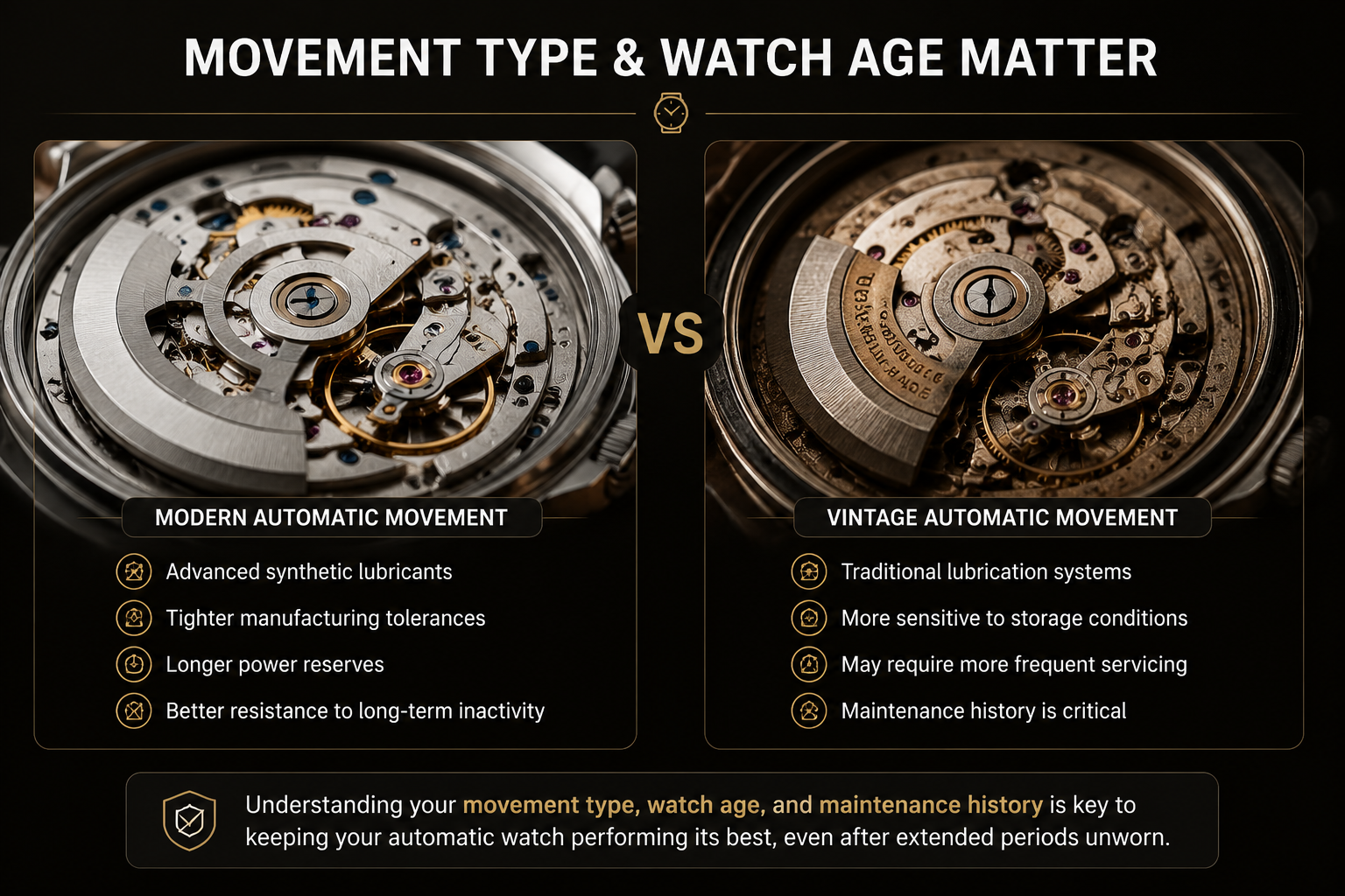 vintage automatic watch movement
