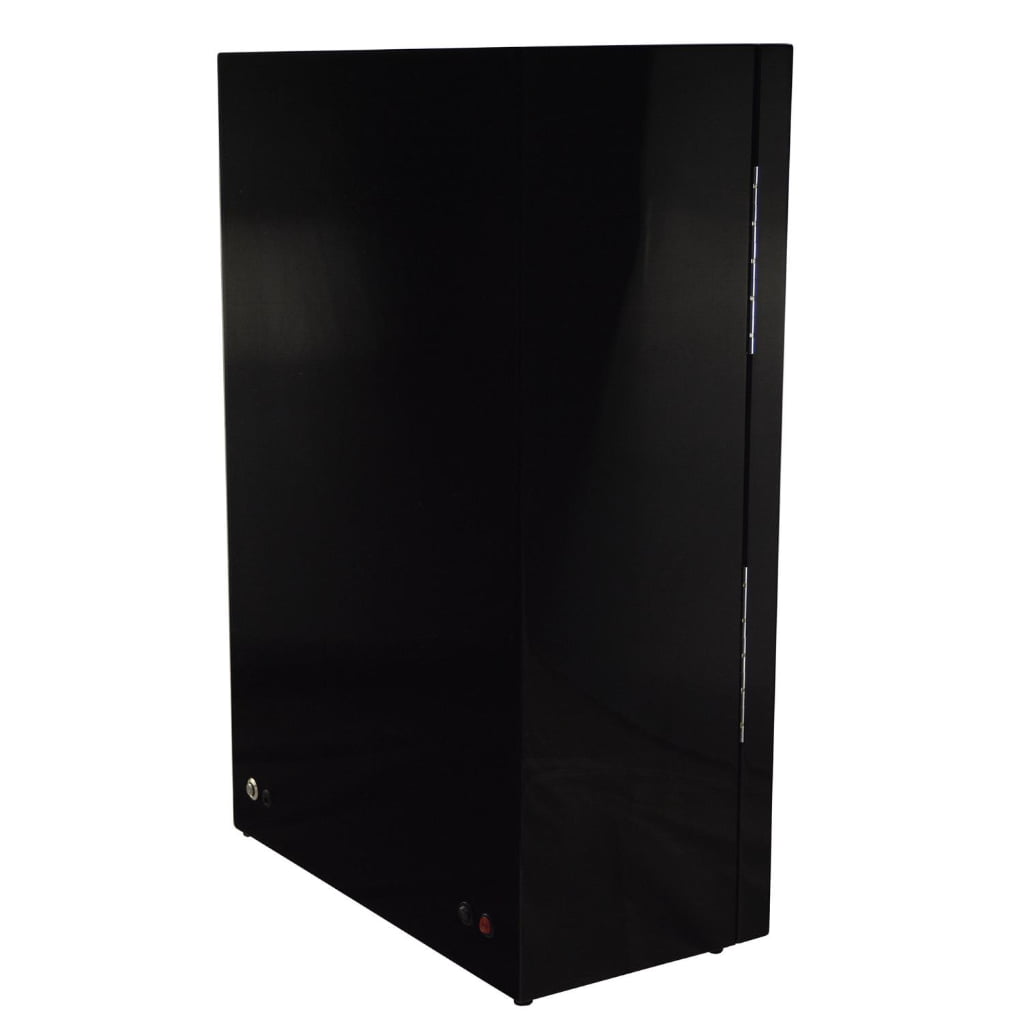 Black 12 Slots Touch Screen Watch Winder with LED Light and Fingerprint Lock