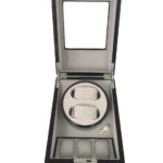 Single Watch Winder with 2 Winding Positions and 3 Storage Slots