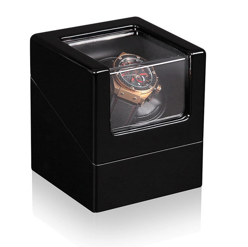 Single black  1+0 watch winder GC03-S104BB