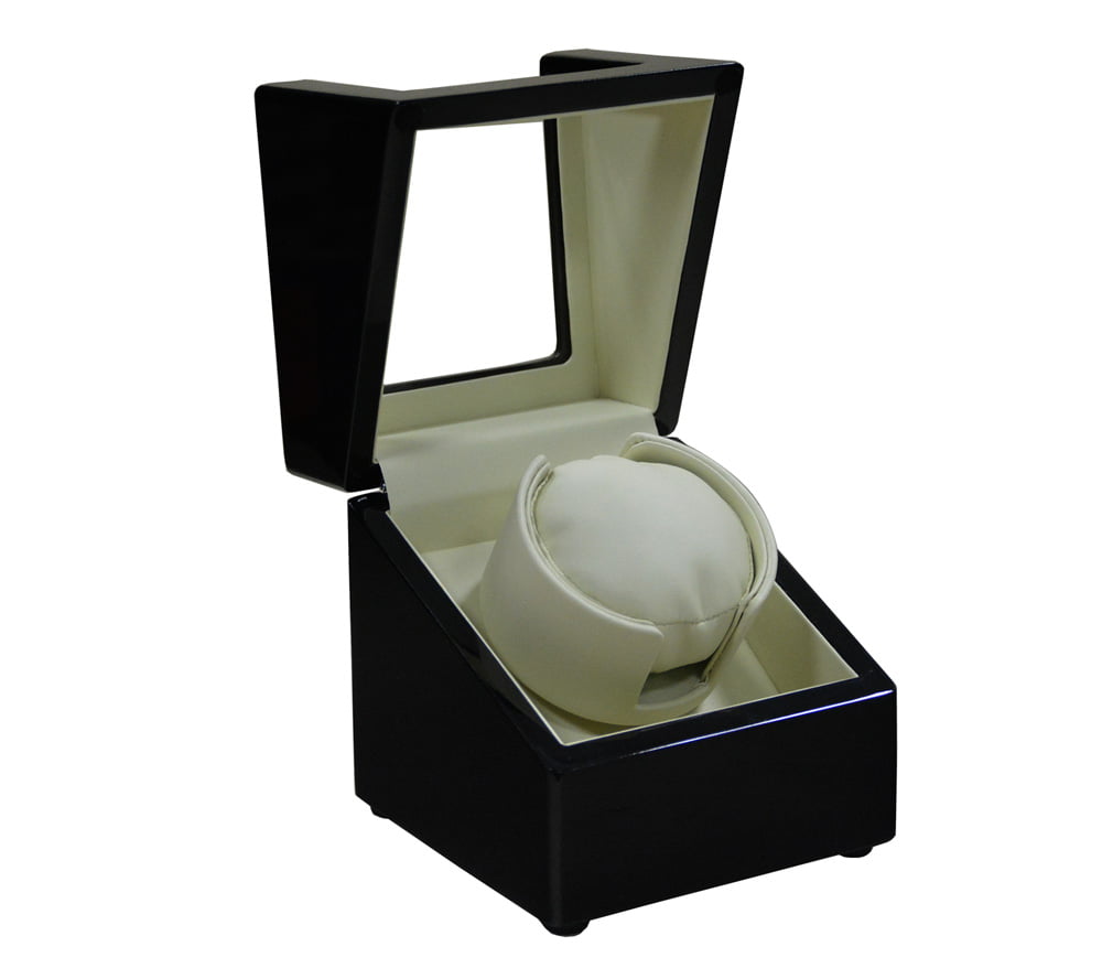 Single black with beige 1+0 watch winder GC03-S104BW