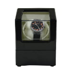 Single black with beige 1+0 watch winder GC03-S104BW