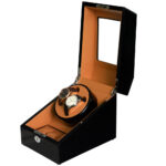 Single black with camel watch winder GC03-S24BC