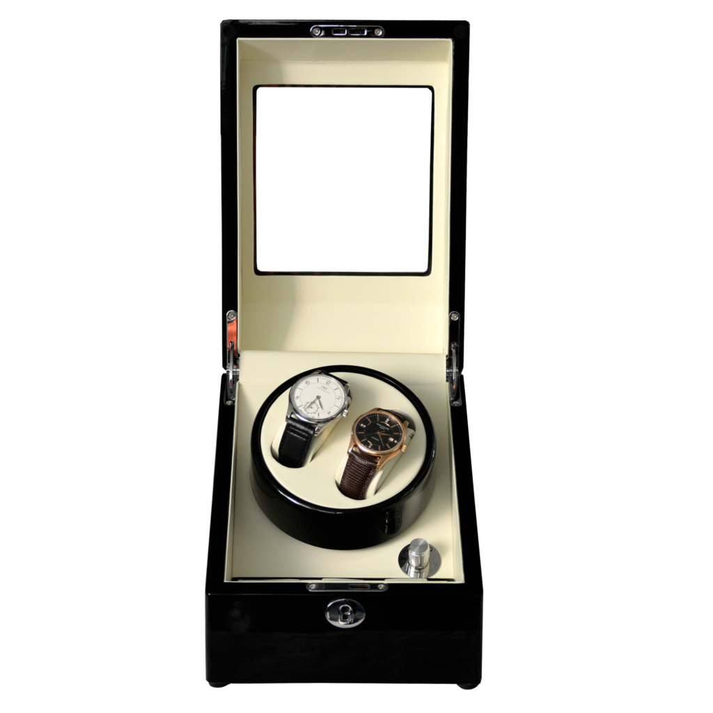 Single black with beige watch winder GC03-S24BW