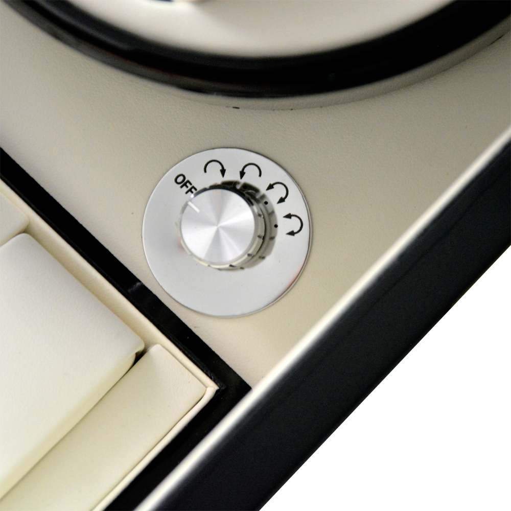 Single black with beige watch winder GC03-S24BW