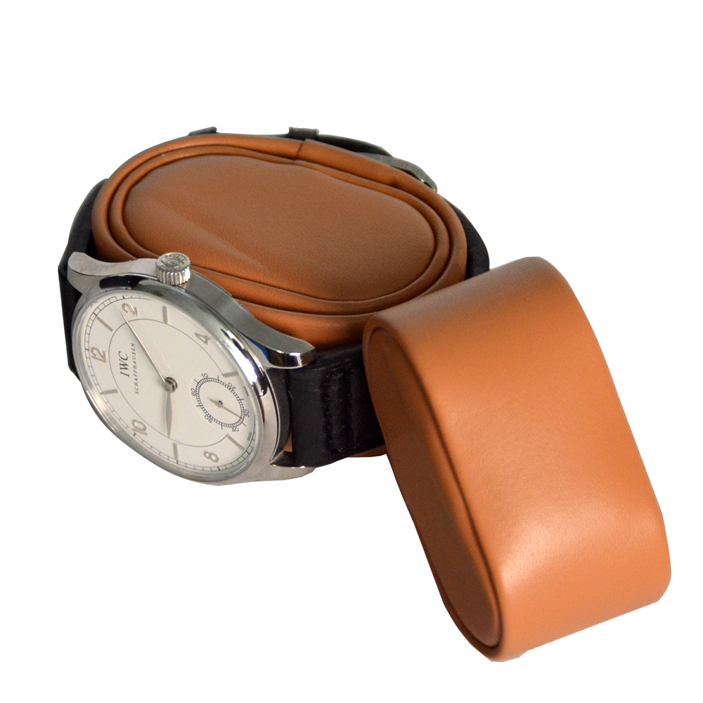 Single black with camel watch winder GC03-S24BC