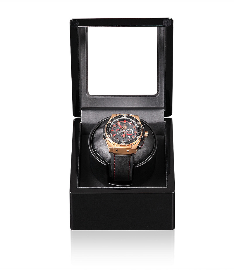 Single black  1+0 watch winder GC03-S104BB