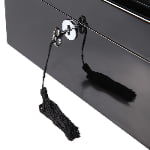 Removable Tray Black 5 Slots Watch Case