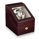Single Watch Winder with 2 Winders and 3 Storage Slots