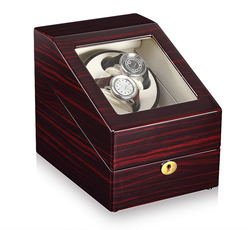 Single Watch Winder with 2 Winders and 3 Storage Slots