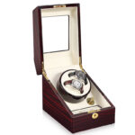 Single ebony with beige watch winder GC03-S24EW