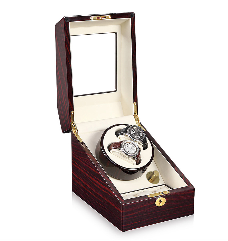 Single ebony with beige watch winder GC03-S24EW