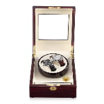 Single Watch Winder with 2 Winders and 3 Storage Slots