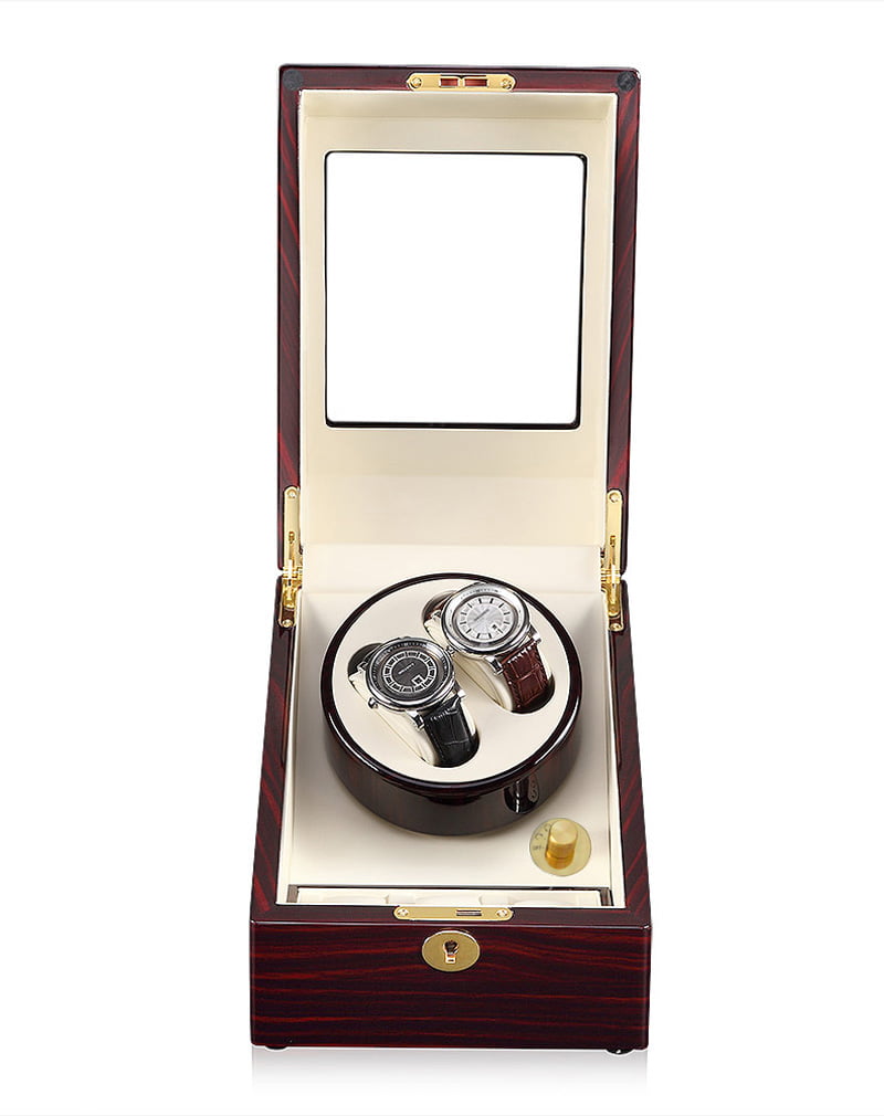 Single Watch Winder with 2 Winders and 3 Storage Slots