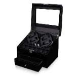 Double Watch Winder 4+6 with Drawer
