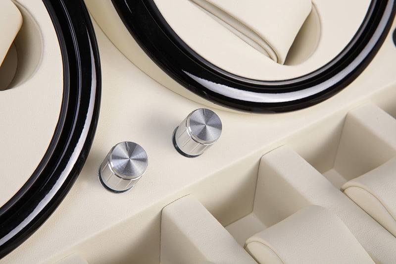 4 Watch Winder with 6 Storage Slots and Door Sensor