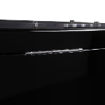 Black Quad Watch Winder 8+0 with Transparent Window