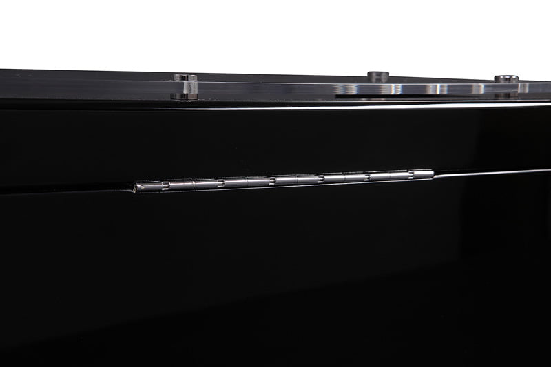 Black Quad Watch Winder 8+0 with Transparent Window