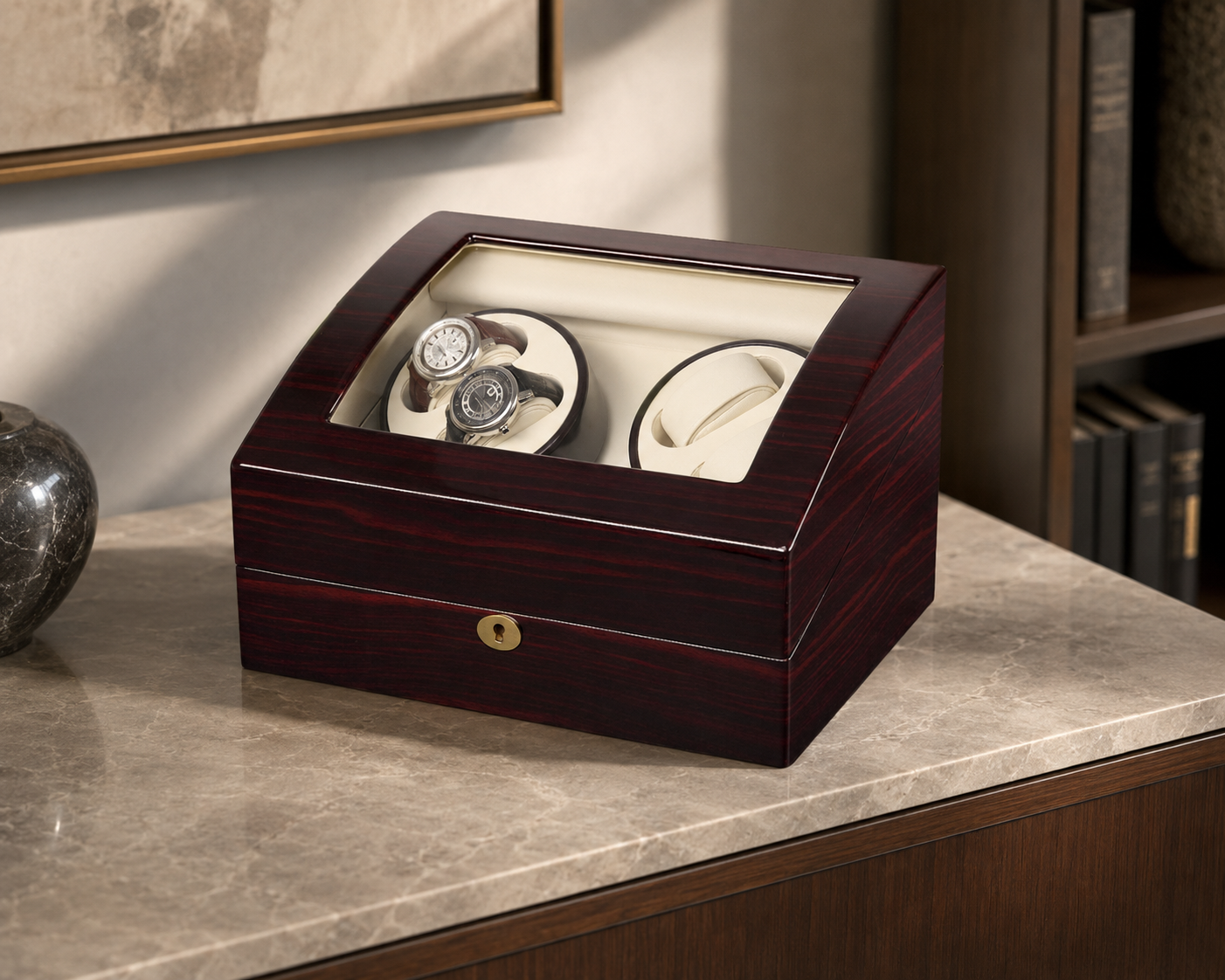 4+6 Ebony Watch Winder GC03-D31EW-A