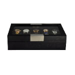 10 Slot Wooden Veneer Watch Case
