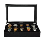 10 Slot Wooden Veneer Watch Case