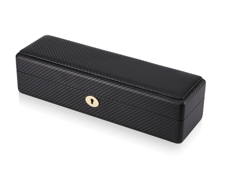 Carbon Fiber 6 Slots Watch Case