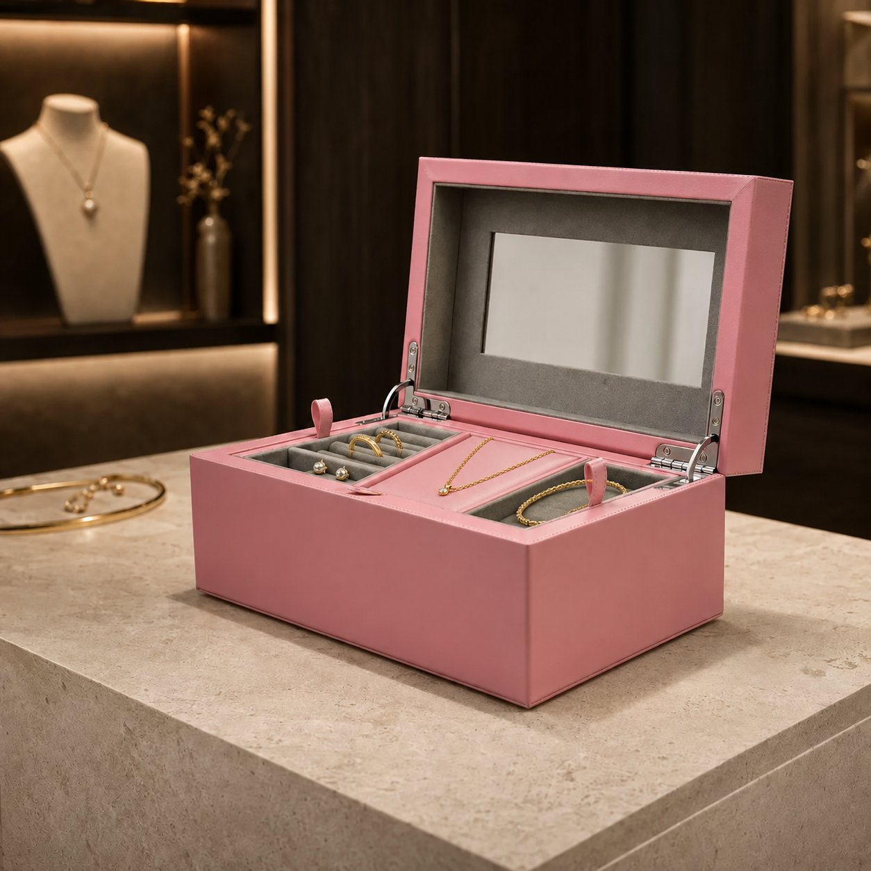 Leather Jewelry Cases