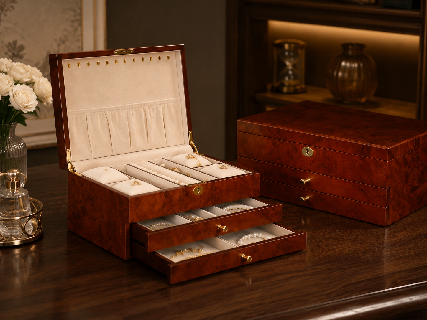 Wooden Jewelry Cases