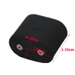 Crossed Grain Black 1 Slot Watch Roll