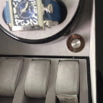 Single Watch Winder with 2 Winding Positions and 3 Storage Slots