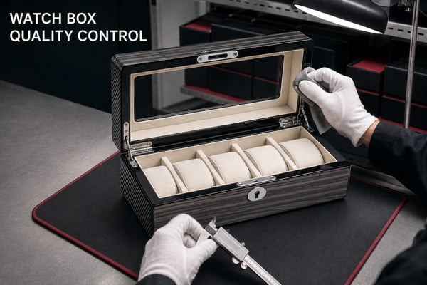 quality control for custom watch box manufacturers