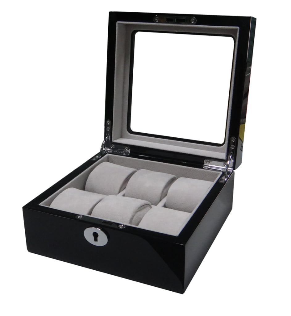 High Glossy Black with Grey 6 Watch Case