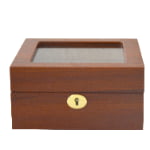 High Glossy Teak with Camel 6 Watch Case
